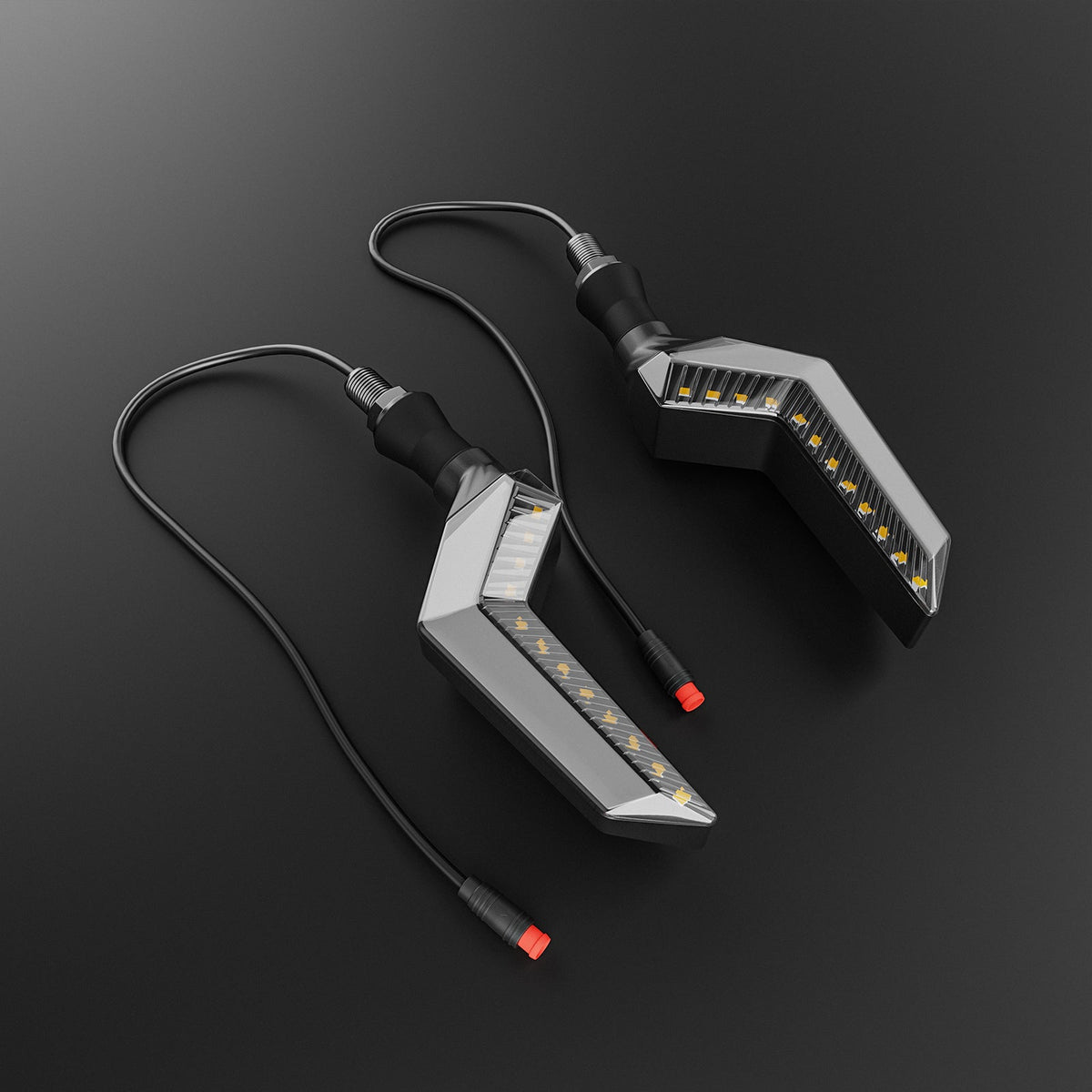 Bullhorn Blue/Yellow LED Turn Signal Lights set for Super73