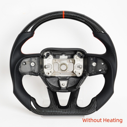 Carbon Fiber Heated Steering Wheel for Dodge 2015-2025
