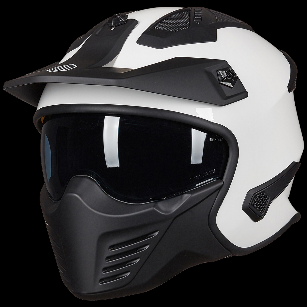 ILM Open Face Motorcycle 3/4 Half Helmet Model 726X