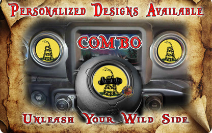 DTOM Steering wheel decal 159