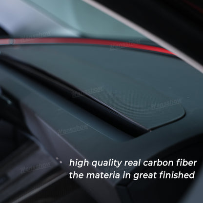 Tesla Dashboard Panel Trim Replacement In Real Carbon Fiber for Model 3 Highland & Y Juniper