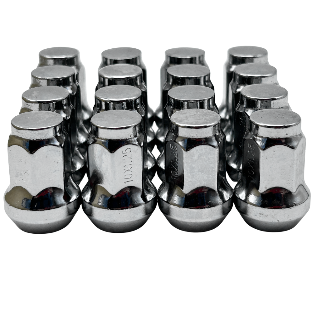 16 Pack M10x1.25 Closed End Tapered Colored ATV UTV Lug Nuts