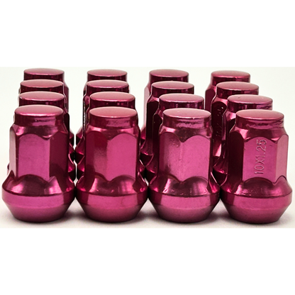 16 Pack M10x1.25 Closed End Tapered Colored ATV UTV Lug Nuts