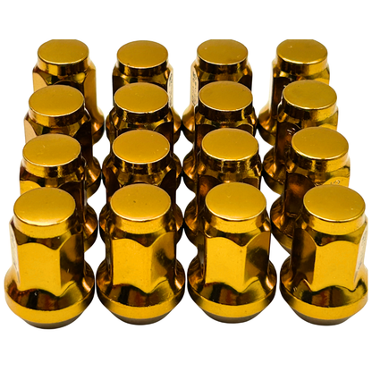 16 Pack M10x1.25 Closed End Tapered Colored ATV UTV Lug Nuts
