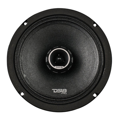 PRO-ZT 8" Coaxial Mid-Range Loudspeaker with Water Resistant Cone Built-in Bullet Tweeter and Grill 275 Watts Rms 4-Ohm (2 Speakers)