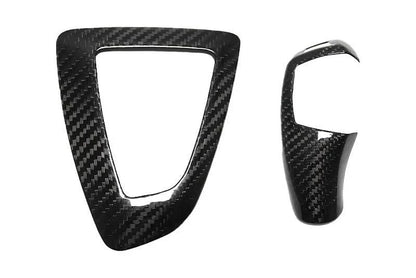 BMW F20 F22 F30 F32 F10 GT F07 F01 X3 F25 X4 F26 Carbon Fiber Gear Shift Knob and Panel Cover Trim (2011 - 2019)