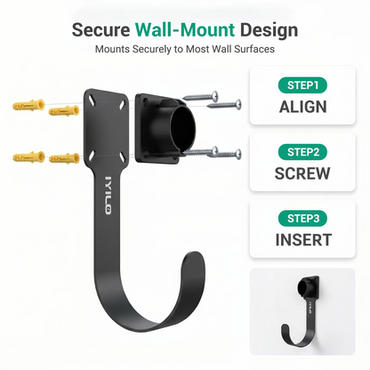 IYILO J1772 EV Charger Cable Holder & Connector Holster