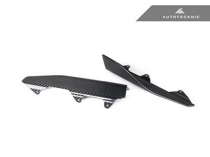 AutoTecknic Dry Carbon Side Skirt Winglet Set - BMW F87 M2