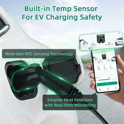 IYILO Level 2 EV Charger NEMA 14-50 J1772 Wall-mounted Plug In - 40A