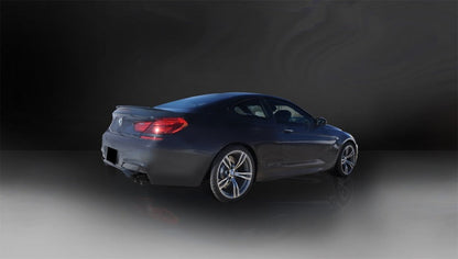 Corsa Performance 12-15 BMW M6 F12 / F13 / F06 Black Sport Axle-Back Exhaust