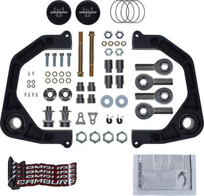 Camburg Toyota 22-23 Landcruiser 300 / 22-23 LX600 KINETIK V2 Perf Billet Uniball Upper Arms CAM-310194-GRY