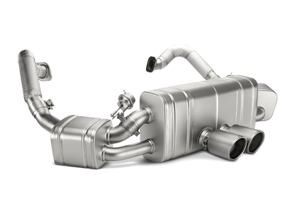 Akrapovic 12-15 Porsche Boxster (981) Slip-On Line (Titanium) w/ Titanium Tips S-PO981SO-HT/1