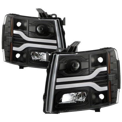 Spyder Chevy Silverado 1500 07-13/2500HD/3500HD 07-14 LED Black PRO-YD-CS07V3PL-BK 5087614