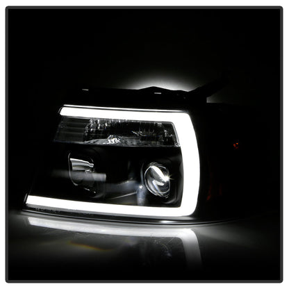 Spyder Ford F-150 04-08 High-Power LED Headlights - Black PRO-YD-FF15004PL-BK 5088161