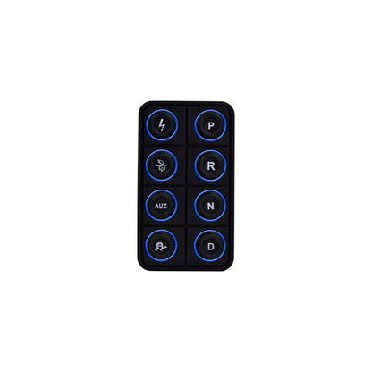 AEM EV 8 Button Keypad CAN Based Programmable Backlighting
