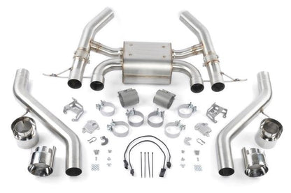 Dinan Valved Axle-Back Exhaust - 2023-2025 BMW M2 Stainless Steel - Polished Tips - G87