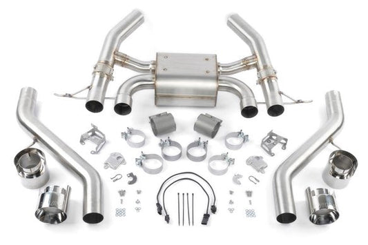 Dinan Valved Axle-Back Exhaust - 2023-2025 BMW M2 Stainless Steel - Polished Tips - G87