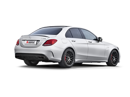 Akrapovic 15-17 AMG C63 Estate Evolution Line Cat Back (Titanium) w/ Carbon Tips (Req. Link Pipe) MTP-ME/T/2H/1
