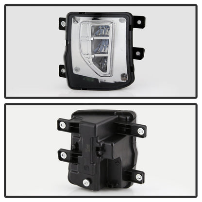 Spyder 16-18 Chevy Silverado 1500 OEM Style Full LED Fog Light w/Switch - Clear (FL-CSIL16-LED-C) 9043215