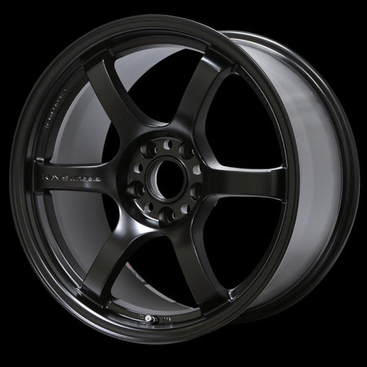 Gram Lights 57DR 18x9.5 +38 5x100 Semi Gloss Black Wheel