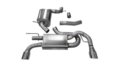 Corsa Performance 10-14 Volkswagen GTI Mk6 Polished Touring 3.0in Cat-Back Dual Exit