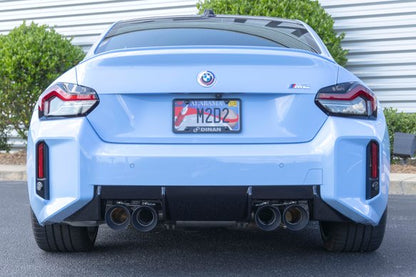 Dinan Valved Axle-Back Exhaust - 2023-2025 BMW M2 Stainless Steel - Polished Tips - G87