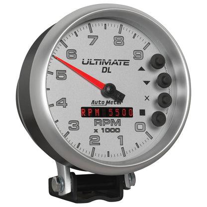Autometer 5in Ultimate DL Tach 9000 RPM Silver ATM6894