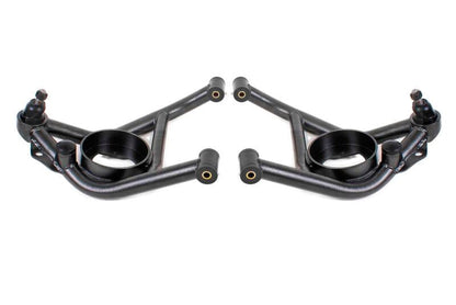 BMR Suspension BMR 70-81 Chevrolet Camaro A-Arms Lower Delrin Bushings Std Ball Joint - Black Hammertone AAL321H