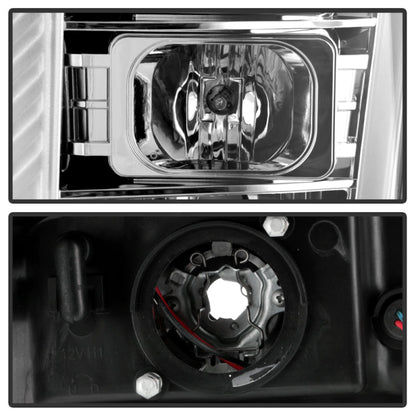 Spyder Ford F250/350/450 11-16 V2 High-Power LED Headlights-White Light Bar-Chrome PRO-YD-FS11V2PL-C 5087881