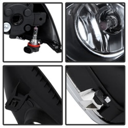 Spyder Nissan versa 2015+ OEM Fog Lights w/Switch Clear FL-NV2015-C 5080240