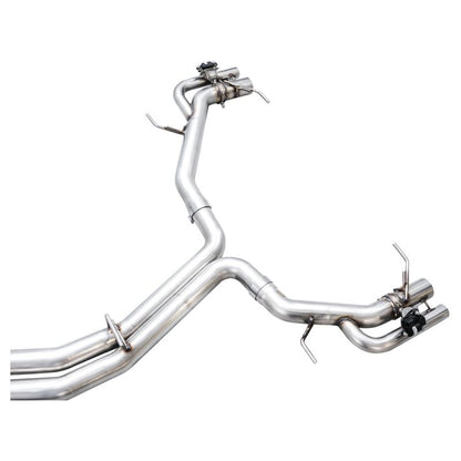 AWE Tuning 2021-2025 Audi C8 RS6/RS7 SwitchPath Cat-back Exhaust - Diamond Black Tips