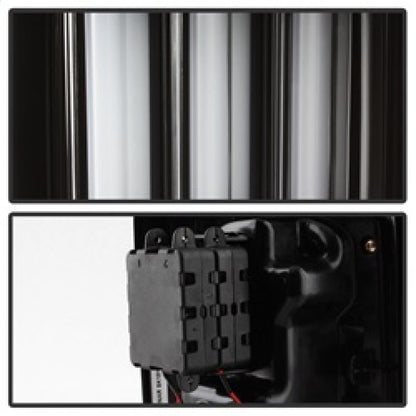 Spyder 07-16 Jeep Wrangler Version 2 Light Bar LED Tail Lights - Black (ALT-YD-JWA07V2-LBLED-BK) 5084774