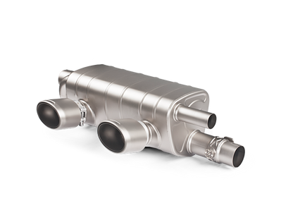 Akrapovic 16-17 Porsche 911 Carrera S/4/4S/GTS (991.2) Slip-On Line (Titanium) w/ Titanium Tips S-PO/TI/5H