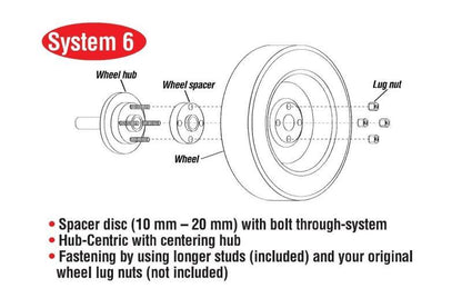 Eibach Pro-Spacer System 15mm Spacer - 2015 Ford Mustang Ecoboost / V6 / GT