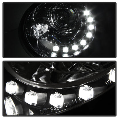 Spyder Volkswagen Beetle 1998-2005 Projector Headlights DRL Chrome PRO-YD-VB98-DRL-C 5080554