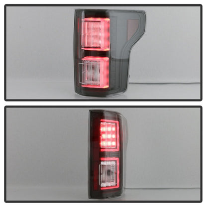 Spyder 18-19 Ford F-150 (w/Blind Spot Sensor) LED Tail Lights - Black (ALT-YD-FF15018-LED-BK) 5085689