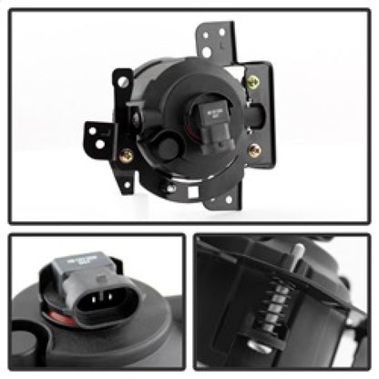 Spyder Mitsubishi Mirage 2014+ OEM Fog Lights w/Switch Clear FL-MM2014-C 5077769