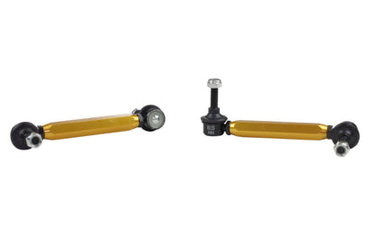 Whiteline Sway Bar Link Kit Heavy Duty Adj Steel Ball Nissan GT-R 2009-2011