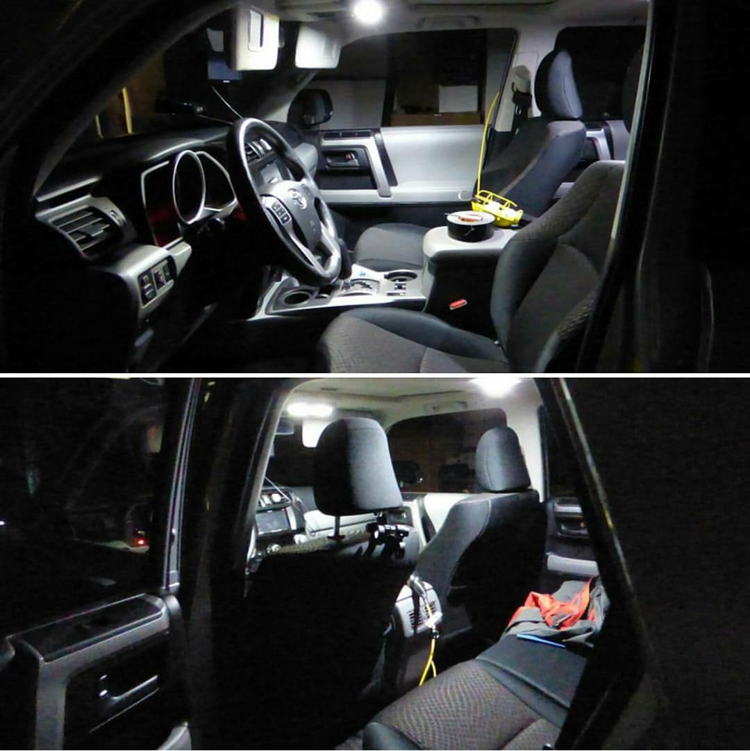 2010-2024 Toyota 4Runner Super Bright 3014 Series LED interior light kit