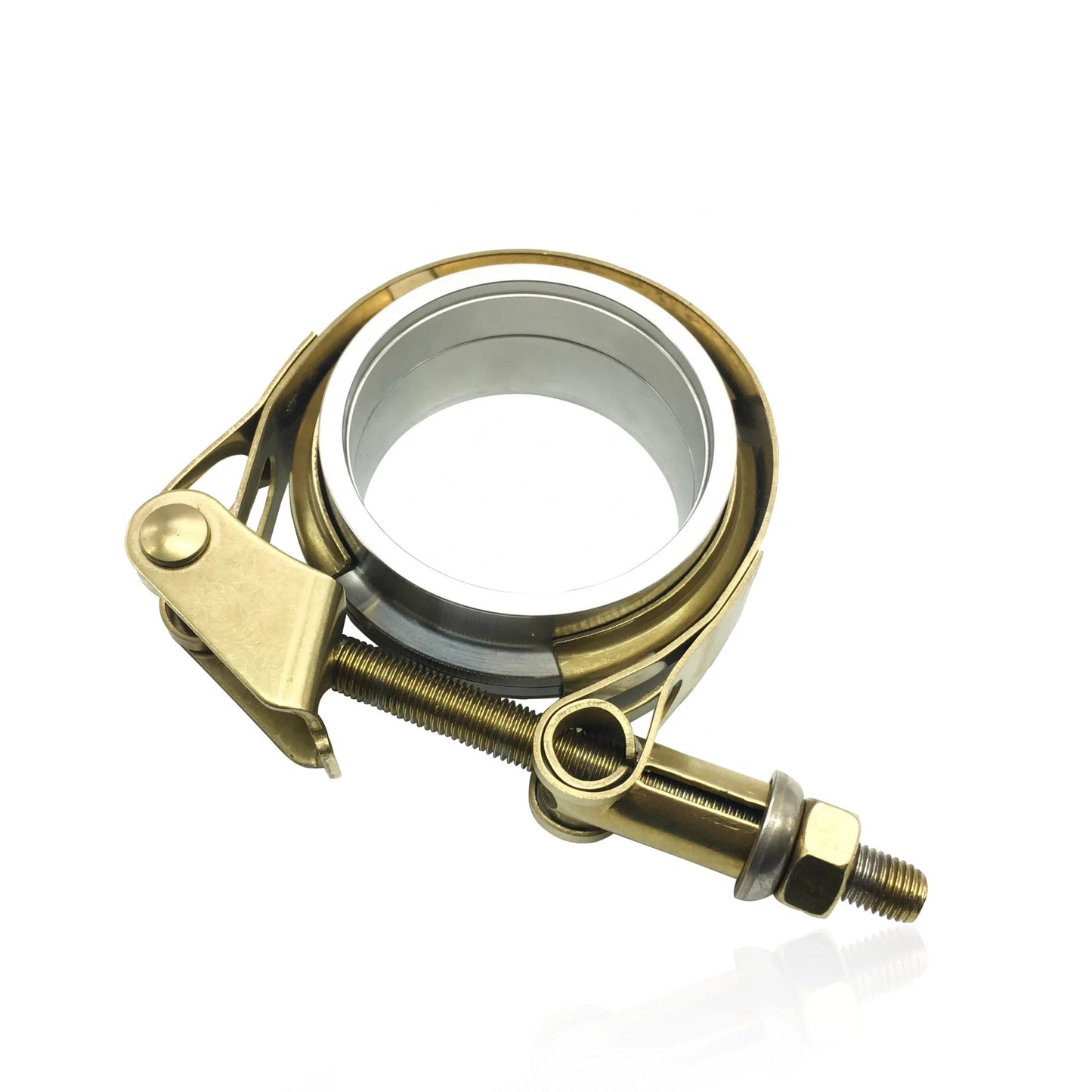 NGR V-Band Kit, SS T304 Clamp, Gold, 2.5in Assembly Kit