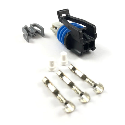GM Delphi Aptiv Gen 3 2-Pin IAT / MAT Sensor Connector Kit – Gray Lock (Motorsport EFI)