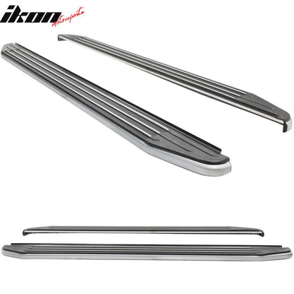 2009-2013 Infiniti FX35 FX50 OE Style Silver Running Board Aluminum