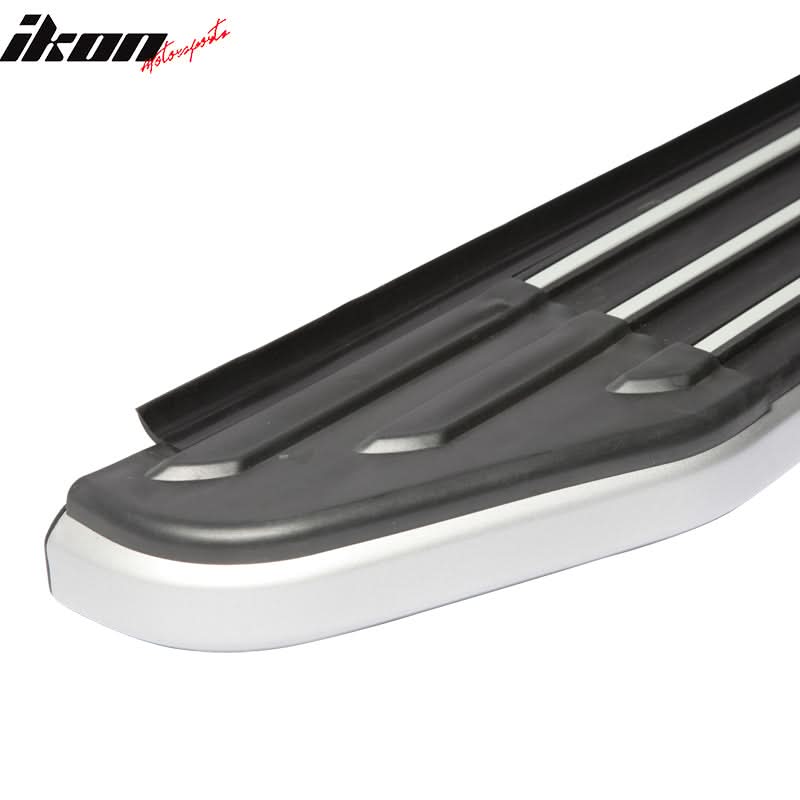 2009-2013 Infiniti FX35 FX50 OE Style Silver Running Board Aluminum