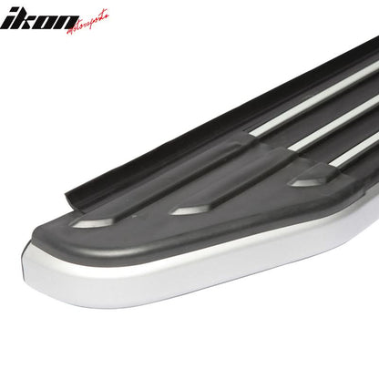 2009-2013 Infiniti FX35 FX50 OE Style Silver Running Board Aluminum