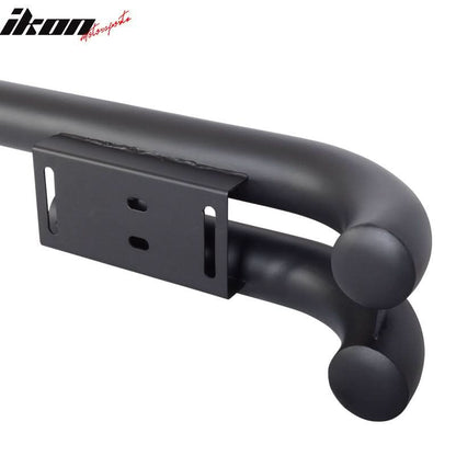 1976-2006 Jeep Wrangler CJ OE Black Double Tube Rear Bumper Bar Steel