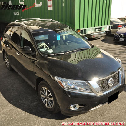 2013-2020 Nissan Pathfinder OE Black Roof Rack Cross Bar Aluminum