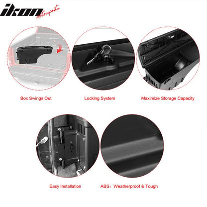 2002-2018 Ram 1500 2500 3500 Truck Bed Storage Box Driver Side ABS
