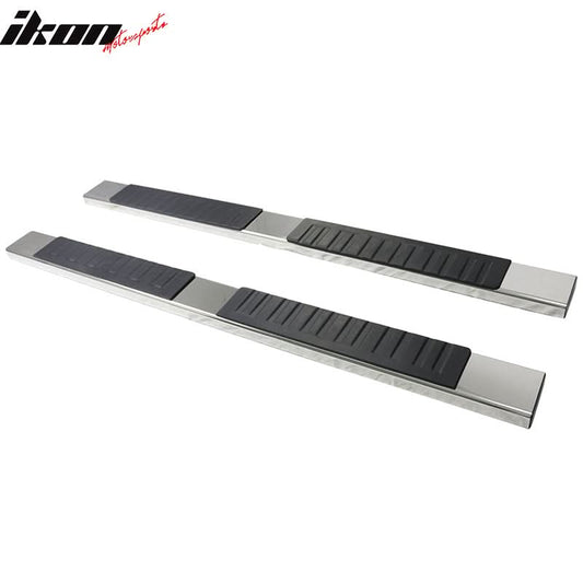 2007-2018 Chevy Silverado GMC Sierra 1500 Chrome Running Board Steel