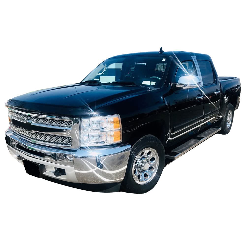 2007-2018 Chevy Silverado 1500 Crew Cab OE Side Running Board Steel