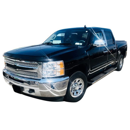 2007-2018 Chevy Silverado 1500 Crew Cab OE Side Running Board Steel